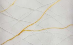 Friluxe Stone Kunststoff Designplatten Steinoptik Cracked Onyx White Orange Vain