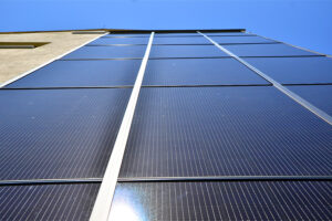 Photovoltaikpaneele Hauswand Stromwand Fassade Mit Photovoltaik
