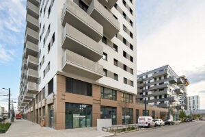 Nordbahnhof Wien Fassadenverleidung Etalbond Hinterlueftete Fassade Frifacade Aluminium Verbundplatten