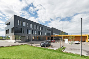 Gebol Enns Fassadenverleidung Hinterlueftete Fassade Frifacade Aluminium Verbundplatten