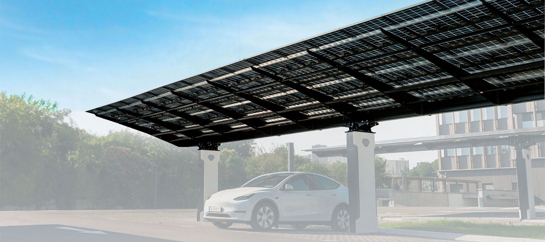 Voltrail Photovoltaik Montagesystem Aluminiumsystem Unterkonstruktion Carport Flachdach