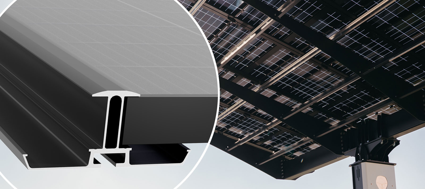 Voltrail Photovoltaik Montagesystem Aluminiumsystem Unterkonstruktion Carport Flachdach 3